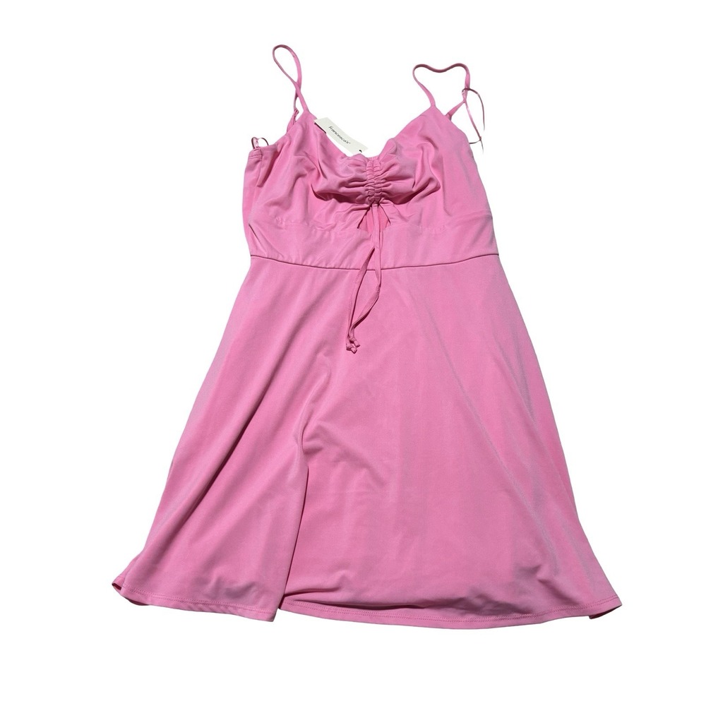 NWT Francesca's Women's Pink Strappy Dress SLCINCHFRO Size Large 17 x 39